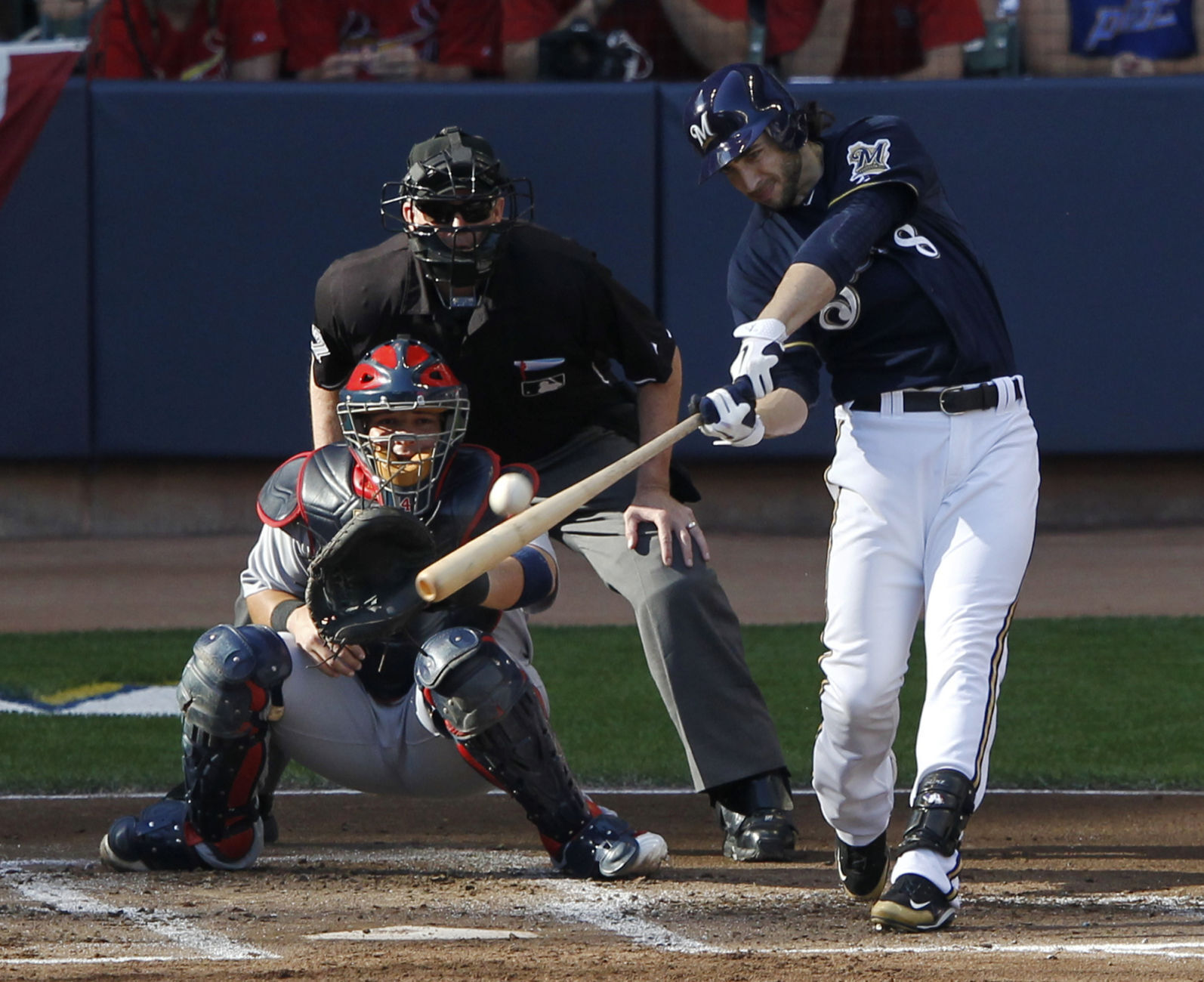 NLDS Cardinals Brewers Baseball
